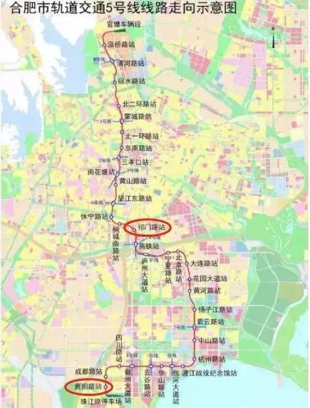 合肥地铁线路图最新概览